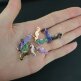 Подвеска морской конёк эмаль 19 мм родий - Подвеска морской конёк эмаль 19 мм родий