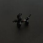 Подвеска собачка чёрная 13 мм