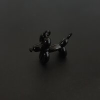 Подвеска собачка чёрная 13 мм