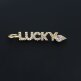 Подвеска Lucky 30 мм золото - Подвеска Lucky 30 мм золото