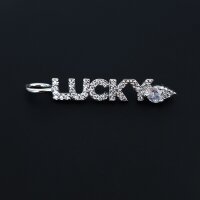Подвеска Lucky 30 мм родий