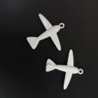 Подвеска самолёт 25*21 мм белый