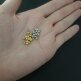 Бусины разделители шар 3 мм 5 гр 140 шт золото - Бусины разделители шар 3 мм 5 гр 140 шт золото