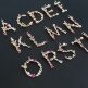 Подвеска буква с кристаллами 23 мм позолота - Подвеска буква с кристаллами 23 мм позолота