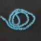 Бусины стекло гранёные 4 мм ярко-голубые 2 нить - Бусины стекло гранёные 4 мм ярко-голубые 2 нить