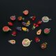 Подвеска вишня 11 мм позолота - Подвеска вишня 11 мм позолота