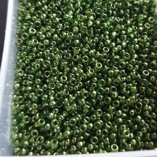 306 Miyuki #15 Rocaille translucent gold luster olive 5 гр