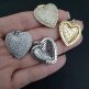 Подвеска сердце со стразами 23 мм золото - Подвеска сердце со стразами 23 мм золото