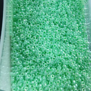 520 Miyuki #15 Rocaille opaque luster mint green 5 гр