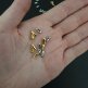 Замок для цепочки из шариков 7,5*3 мм родий - Замок для цепочки из шариков 7,5*3 мм родий