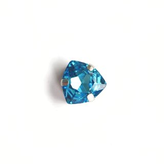 ut1009s Кристалл Триллиант в кастах Aquamarine 12 мм