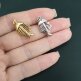 Подвеска Рыбий скелет 20 мм родий - Подвеска Рыбий скелет 20 мм родий