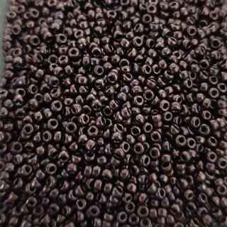 460 Miyuki #15 Rocaille непрозрачный metallic dark raspberry 5 гр