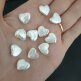 Жемчуг бусина сердце 11 мм 1 шт - Жемчуг бусина сердце 11 мм 1 шт