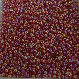 298 Miyuki #15 Rocaille ranslucent rainbow ruby 5 гр
