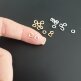 Колечки соединительные 5*1,1 мм золото разъёмные 10 шт - Колечки соединительные 5*1,1 мм золото разъёмные 10 шт