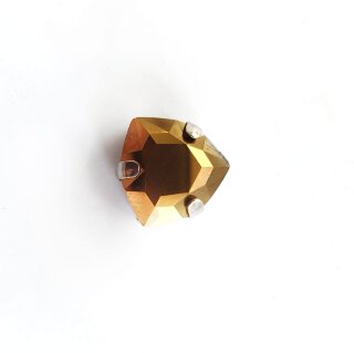 ut1013s Кристалл Триллиант в кастах Metallic Gold 12 мм