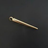 Подвеска шип 36*5 мм золото