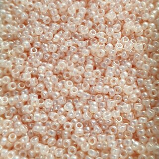 519 Miyuki #15 Rocaille полупрозрачный glazed luster pale pink 5 гр