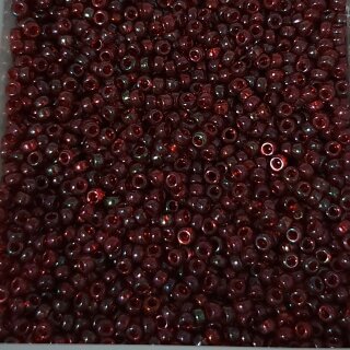 11D Miyuki #15 Rocaille прозрачный silver-lined dark ruby 5 гр