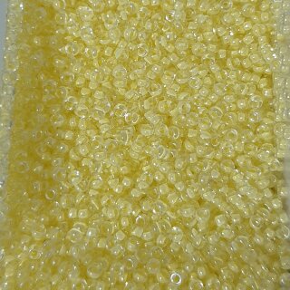 201 Miyuki #15 Rocaille полупрозрачный yellow-lined luster crystal clear 5 гр