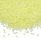 1119 Miyuki #15 Rocaille полупрозрачный color-lined luminous yellow 5 гр - 1119 Miyuki #15 Rocaille полупрозрачный color-lined luminous yellow 5 гр